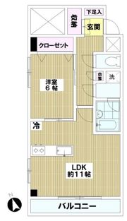 フレア2000の間取り画像