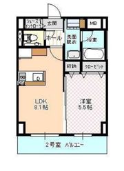ハートフル医大西の間取り画像