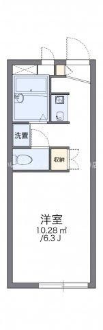 レオパレスたかぎの間取り画像