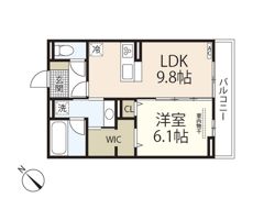 ルミナス庚午の間取り画像