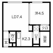 コンフォール中島の間取り画像