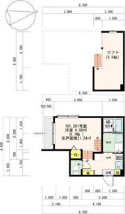 K's Garden 吹上Ⅱの間取り画像