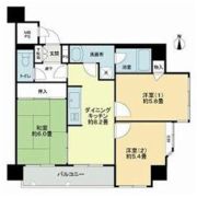 ライオンズマンション長町四丁目の間取り画像