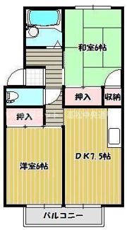 コーポソルトの間取り画像