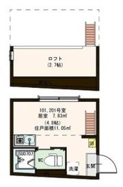 ハーモニーテラス南小岩Ⅳの間取り画像
