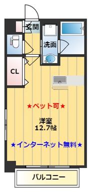 さくらヒルズ樋之口参番館の間取り画像