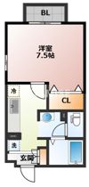 リヴェール大村の間取り画像
