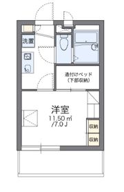 レオパレスLukiaの間取り画像