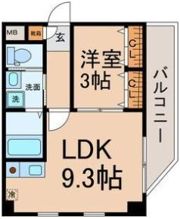 パークアベニュー東山の間取り画像