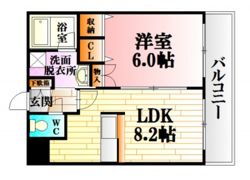 コンフォート原田の間取り画像