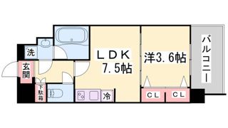 スプランディッド王子公園の間取り画像