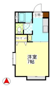 スクーデリア中庄Bの間取り画像