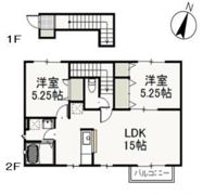 アドヴァンスSH Ⅲ Bの間取り画像
