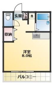 ル・モンド三田の間取り画像