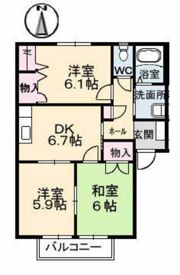 ミーニュ・カーザ A棟の間取り画像