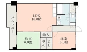 アネシス新地の間取り画像