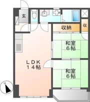シーズンコート植田南の間取り画像