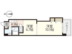 パステロ アロッジオ45東蟹屋の間取り画像