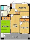 サンパーク折尾II 505号の間取り画像