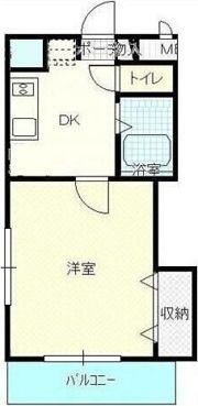 エスポワールⅠ田井の間取り画像