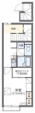 レオパレスLady GrayⅡの間取り画像