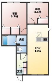 ディアコートハイツの間取り画像