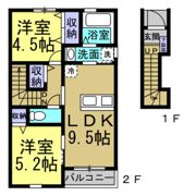 チッタ大野町の間取り画像
