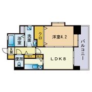 ソシオス平尾の間取り画像