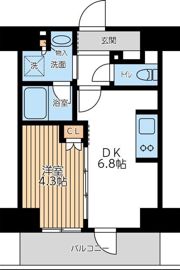 City Lux Tobeの間取り画像