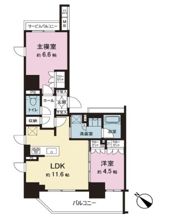 ネベル横浜関内の間取り画像