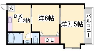ハーヴェスト平野の間取り画像