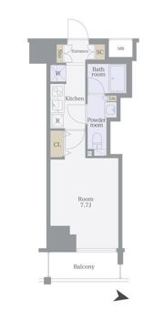 AZEST大山東の間取り画像
