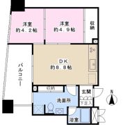 ドリームコート豊中の間取り画像
