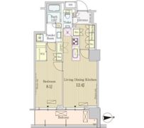 パークアクシス池田山の間取り画像