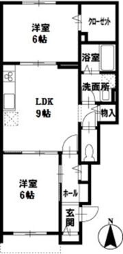 コーポアイリスの間取り画像