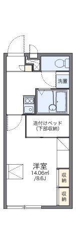 レオパレスたてうまの間取り画像