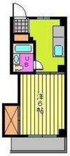 コーポ福原の間取り画像