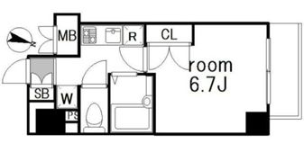 ヴェルト錦糸町Ⅱの間取り画像
