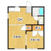 コーポ藤田の間取り画像