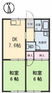 リバーサイド阿品の間取り画像