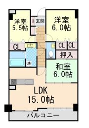 アーデンコート住吉川の間取り画像