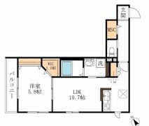 メゾンけこぼ坂の間取り画像