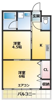 ハウスコットンテールの間取り画像