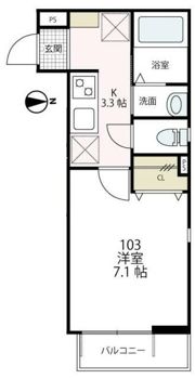 メルヴェーユ・Kの間取り画像