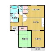 ヴィラソレイユ陵南Ⅱ-Aの間取り画像