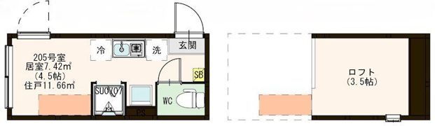 ワイズときわ台の間取り画像