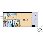 カスタリア薬院の間取り画像