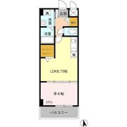ボナールコートの間取り画像