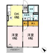 プレジールひかりの間取り画像