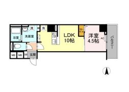 West Oneの間取り画像